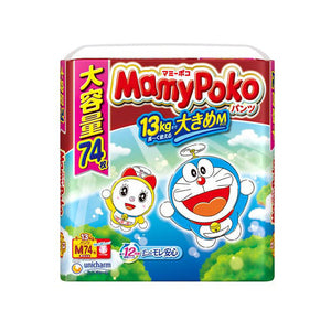 マミーポコパンツ ドラえもんシリーズM ず~っとモレ安心のかわいい紙おむつ!