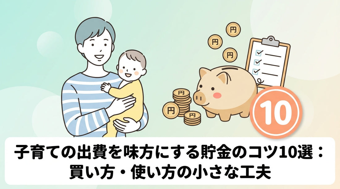 子育ての出費を味方にする貯金のコツ10選：買い方・使い方の小さな工夫